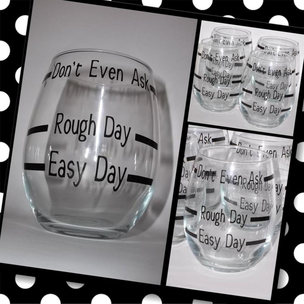 DON'T EVEN ASK personalized drinkware